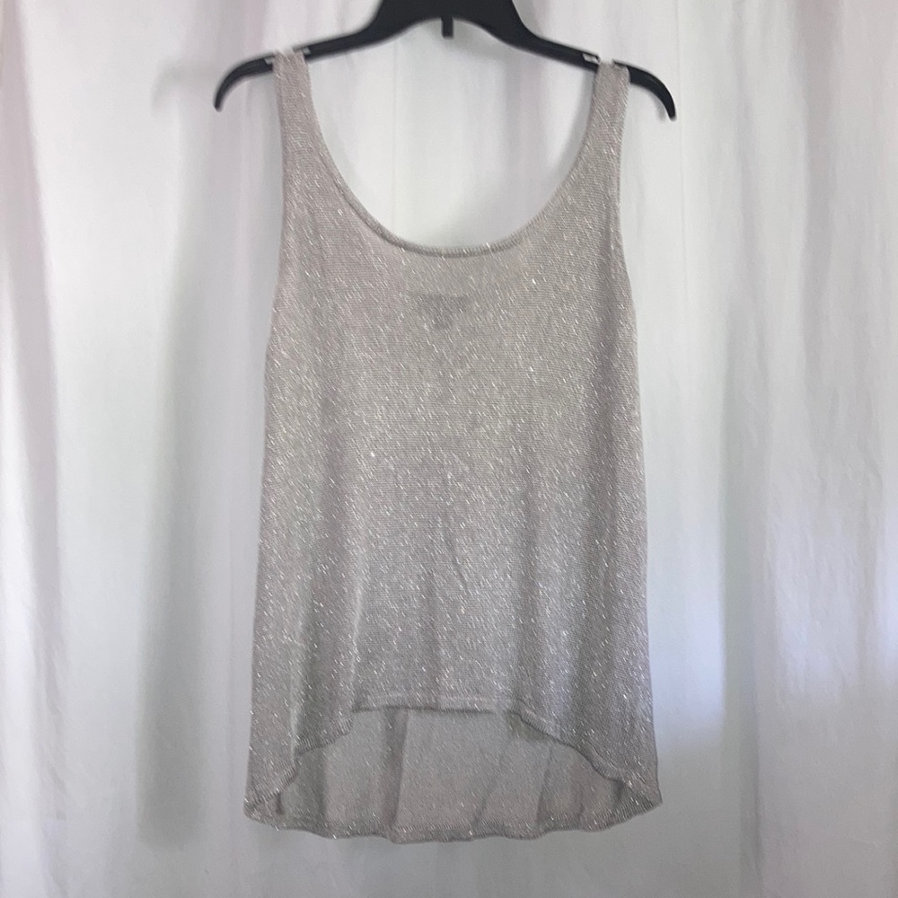 ALYX silver and gray knitted tank top